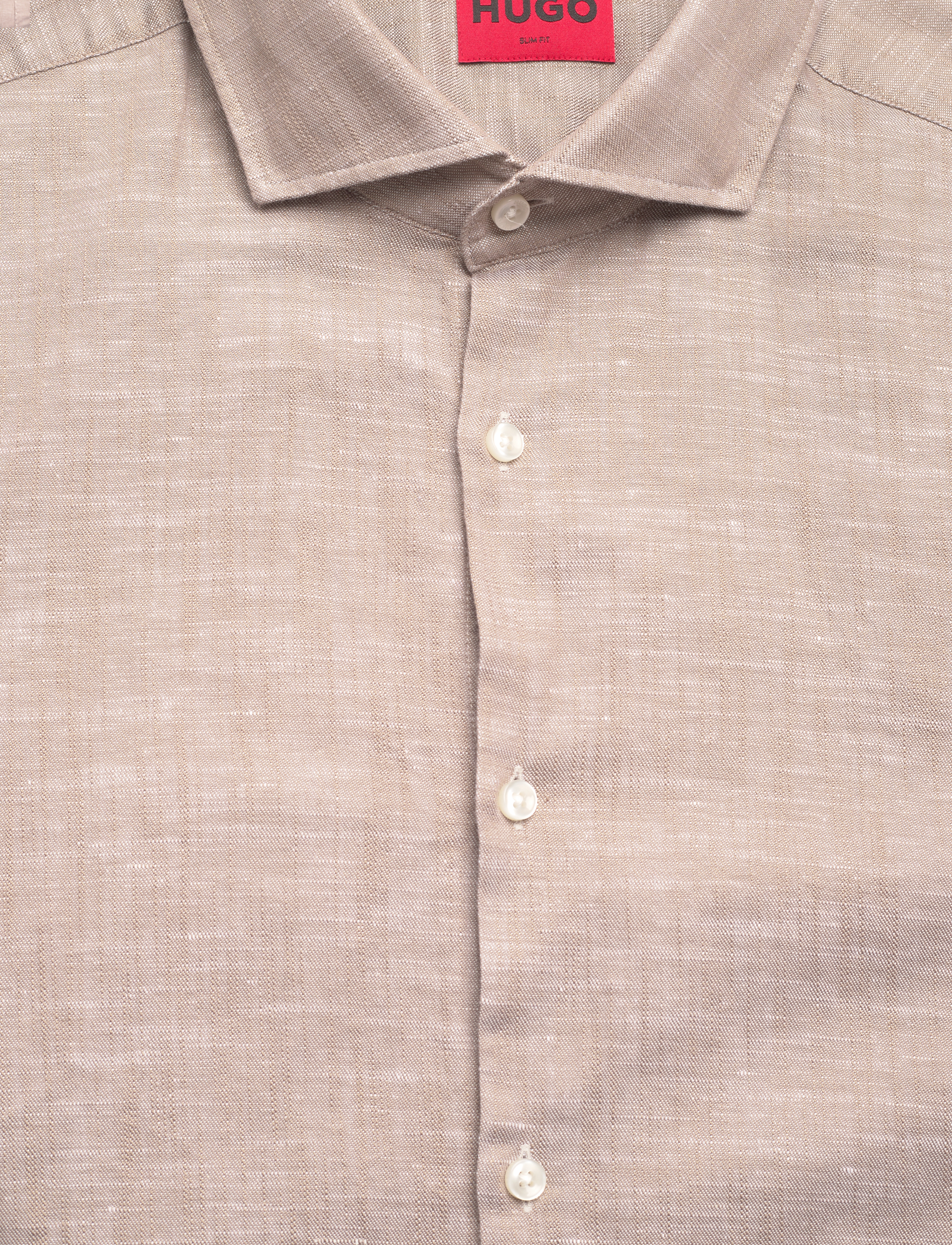 HUGO - Kason - leinenhemden - medium brown - 2