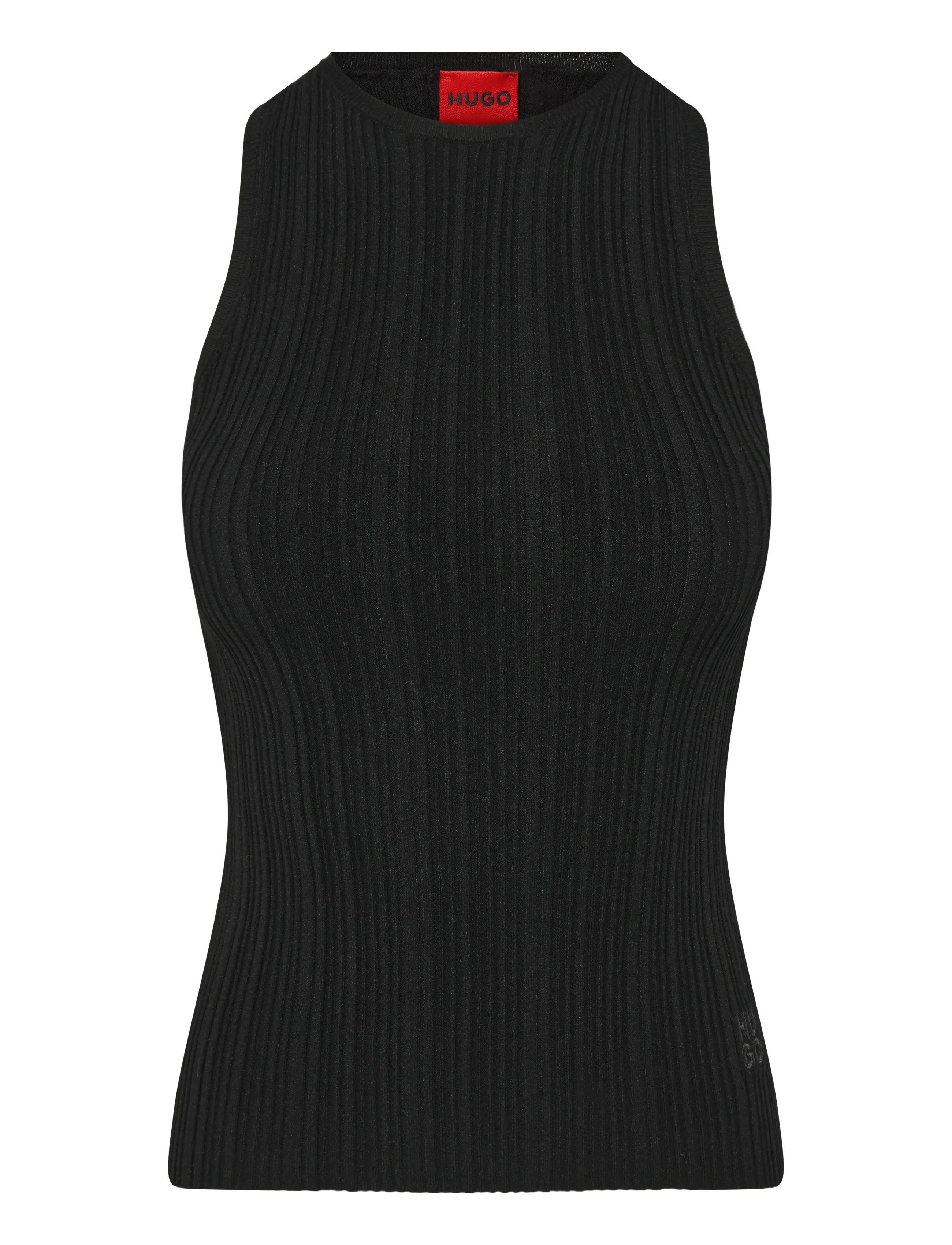 HUGO Sarepla - T-shirts & Toppar - BLACK / black