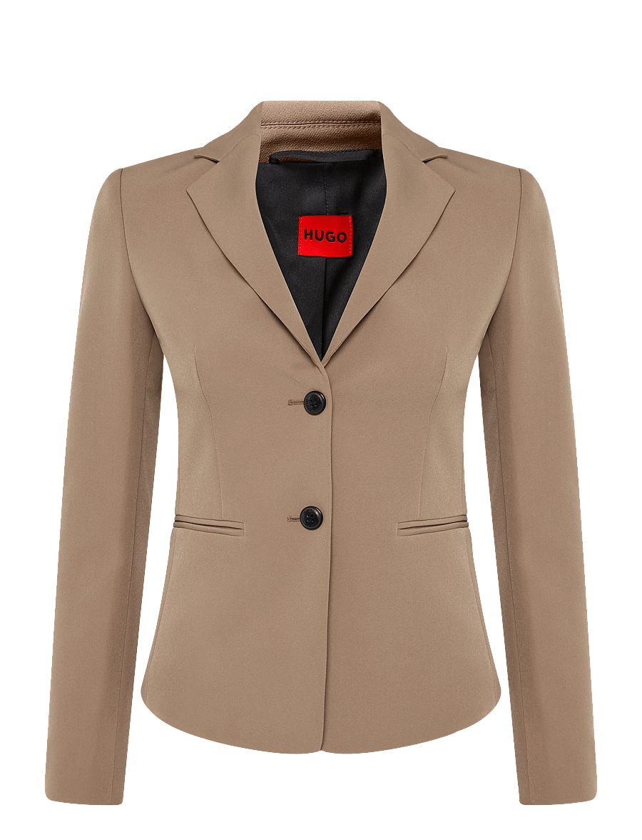 HUGO - Agonia-1 - einreihige blazer - brown overflow - 0