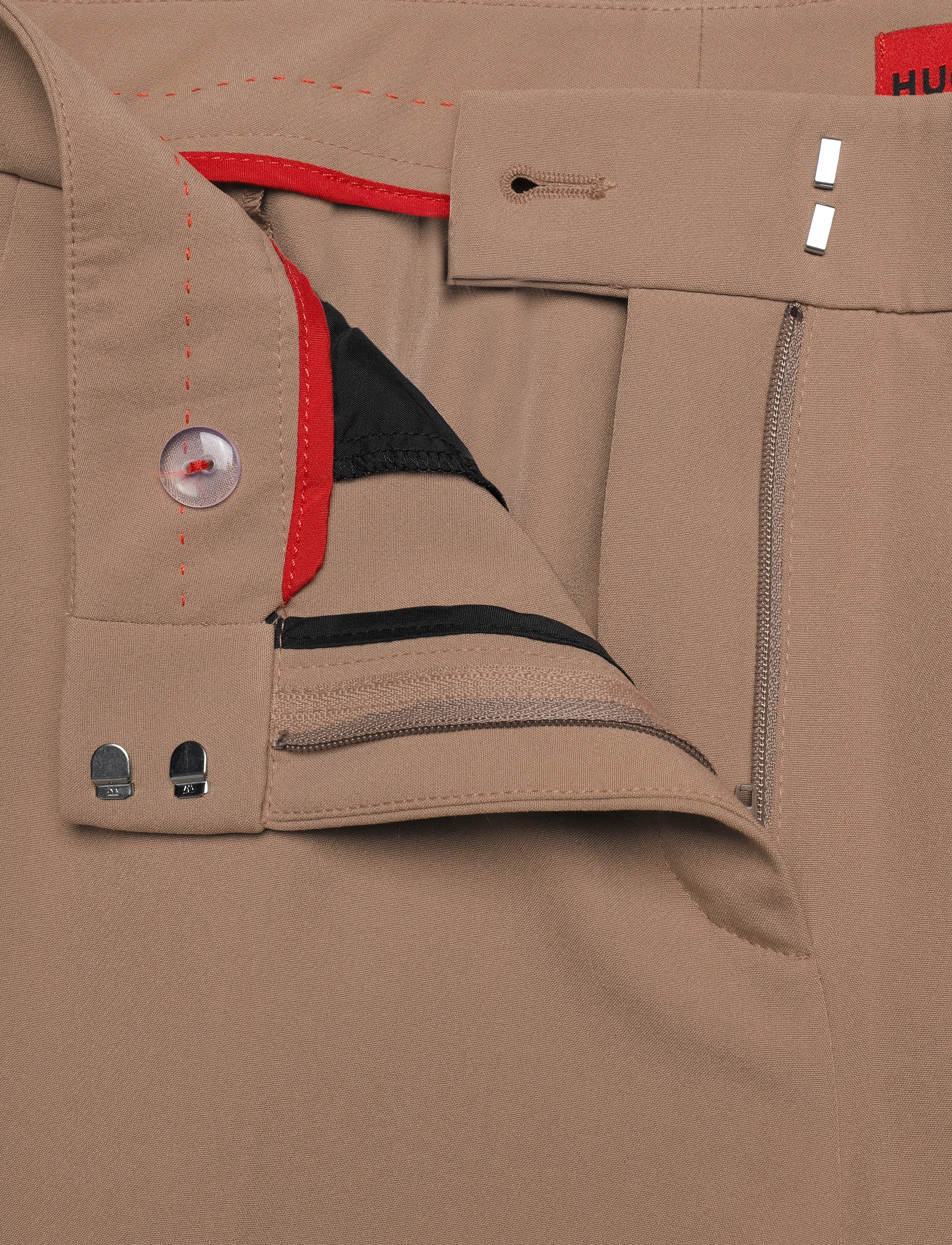 HUGO - Hagonia-1 - anzugshosen - brown overflow - 3