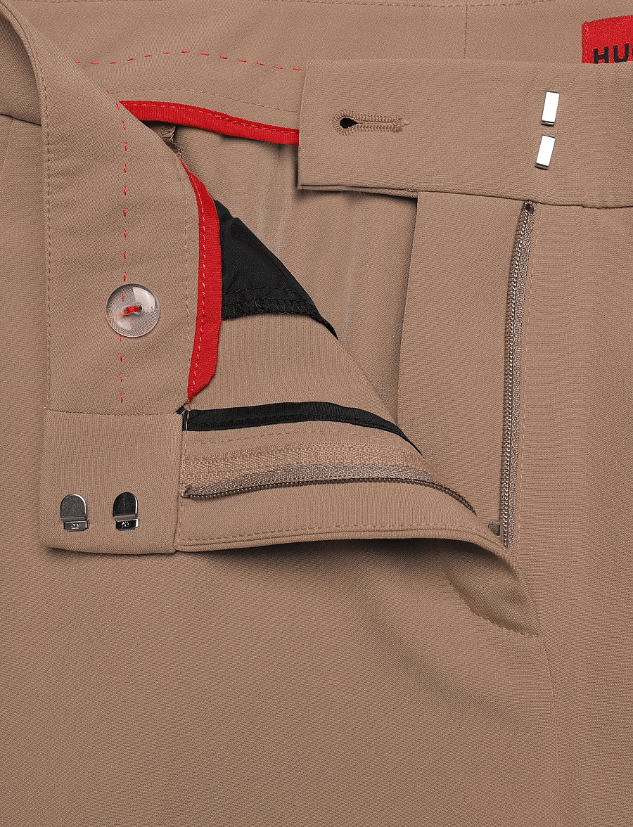 HUGO - Hagonia-1 - anzugshosen - brown overflow - 3