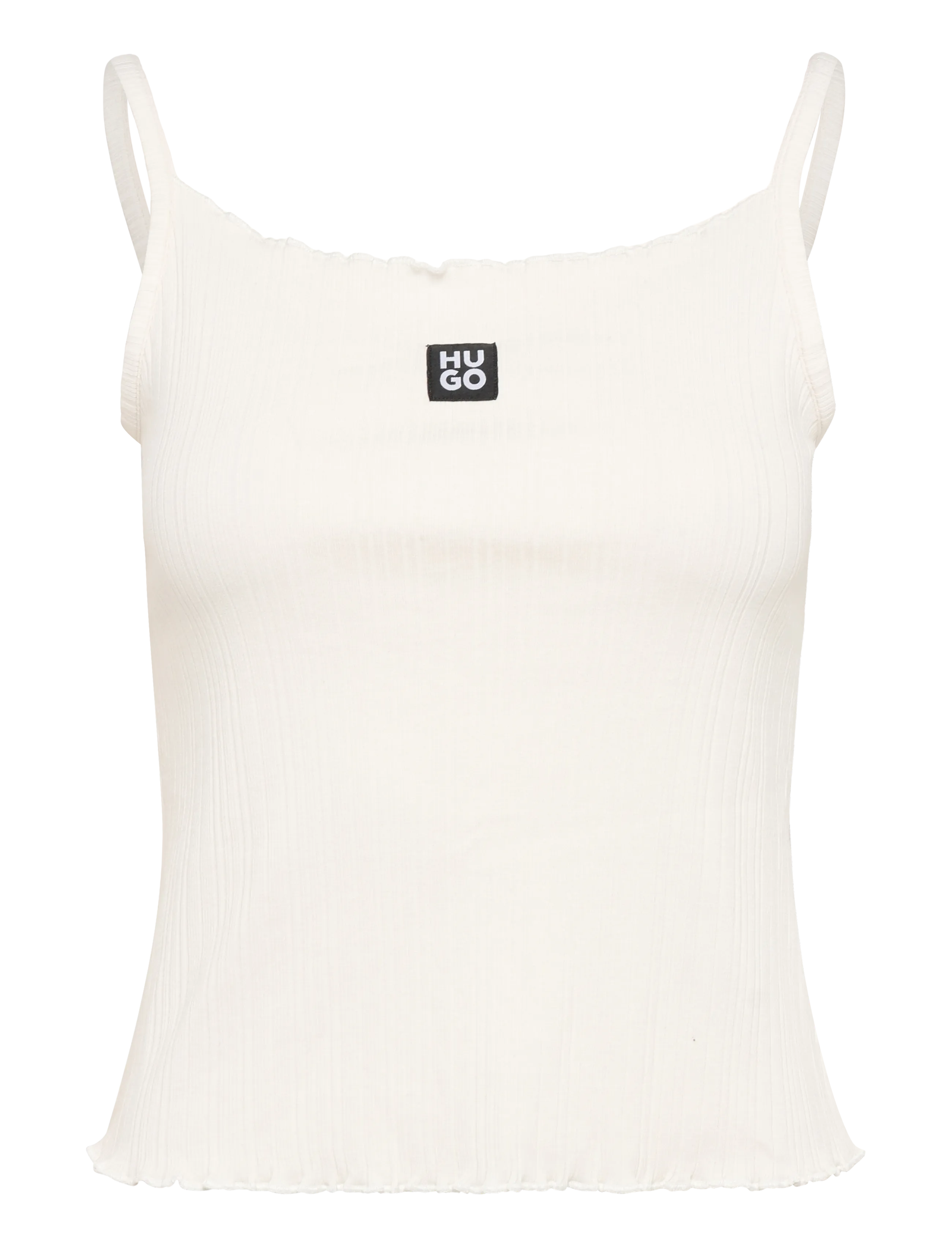 HUGO RIB_VEST - Oberteile - NATURAL / cream