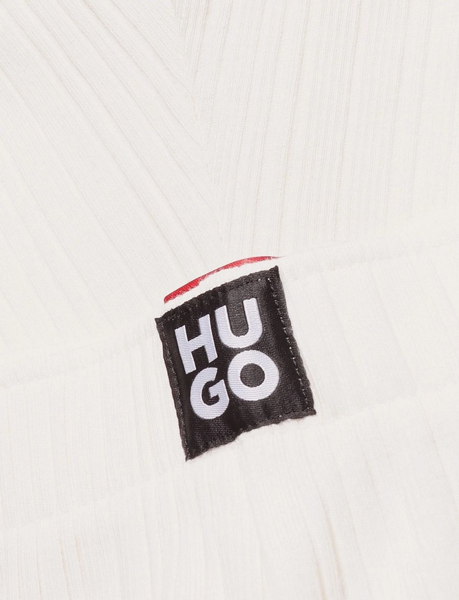 HUGO - RIB_SHORTS - pyjamasshorts - natural - 2