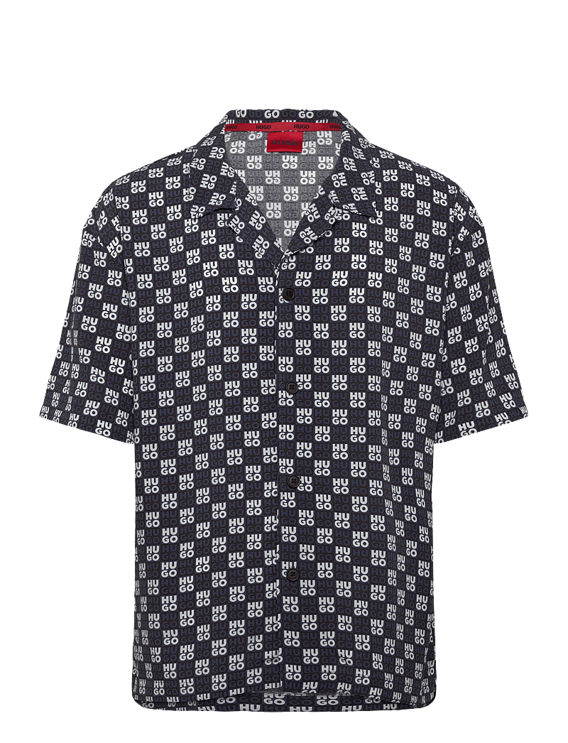 HUGO - BEACH SHIRT RELAXED - kurzarmhemden - navy - 1