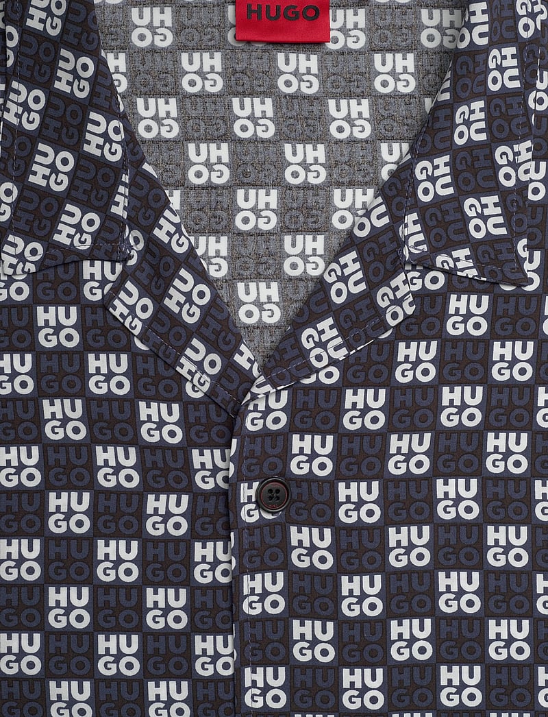 HUGO - BEACH SHIRT RELAXED - kurzarmhemden - navy - 5