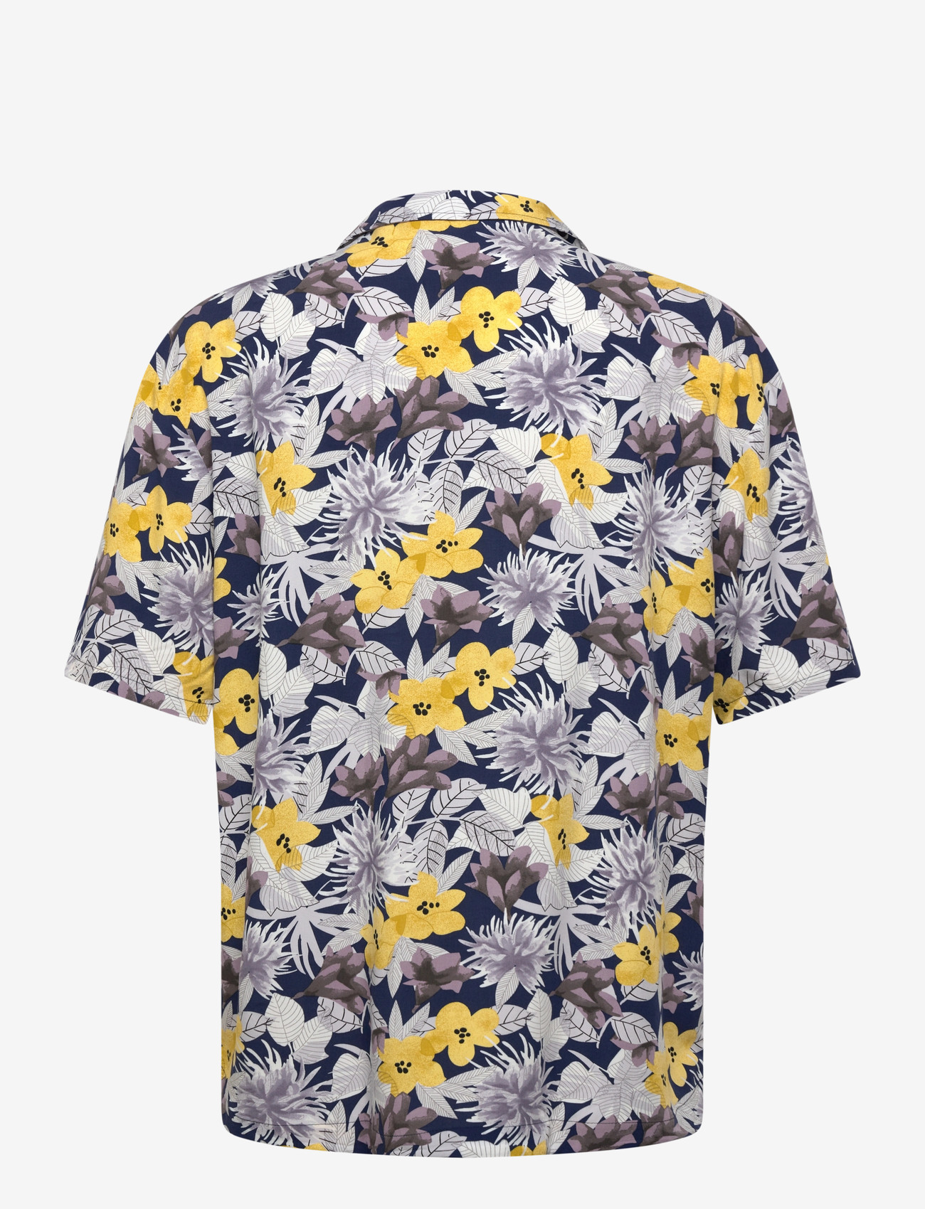 HUGO - BEACH SHIRT RELAXED - short-sleeved shirts - open yellow - 1
