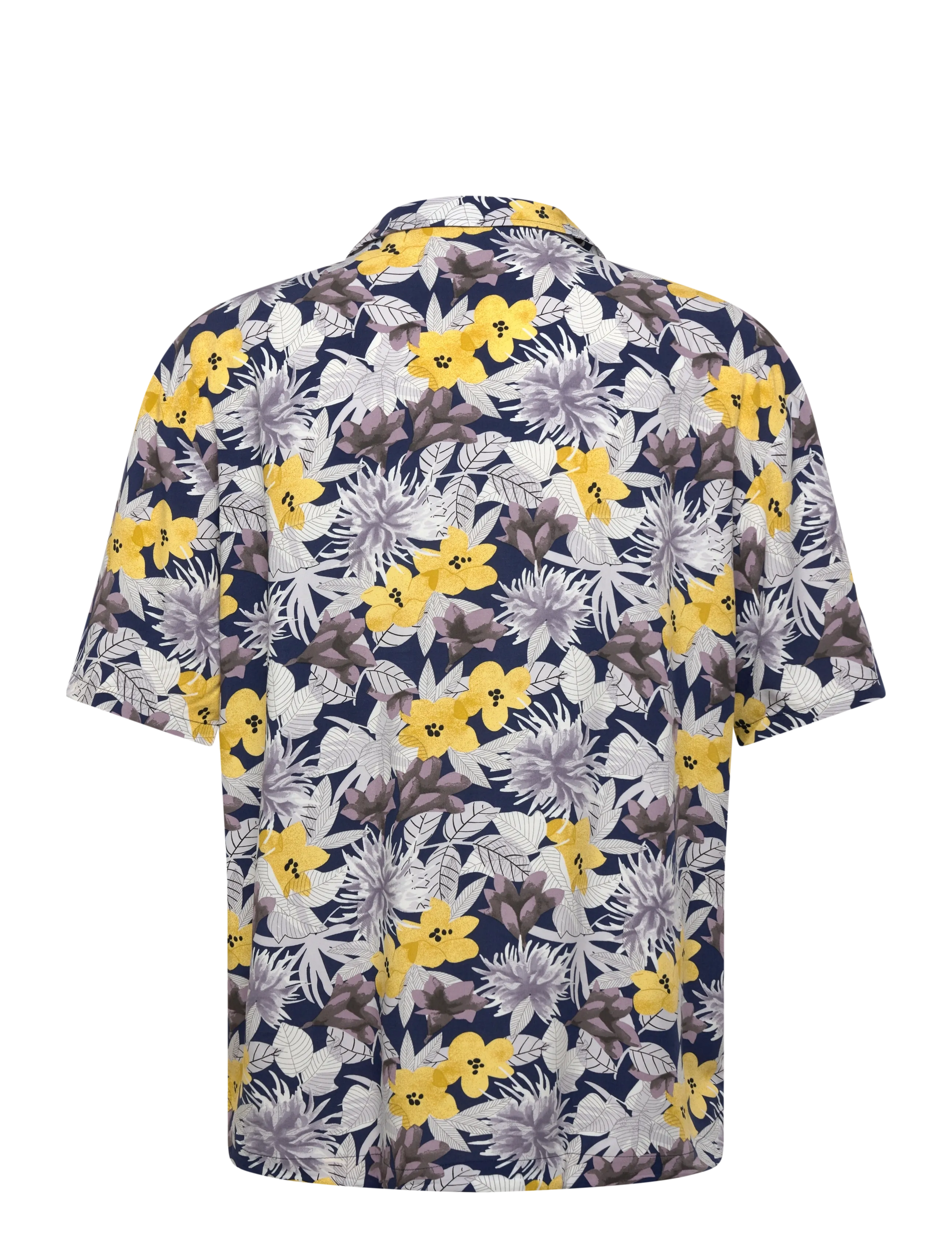 HUGO - BEACH SHIRT RELAXED - short-sleeved shirts - open yellow - 2