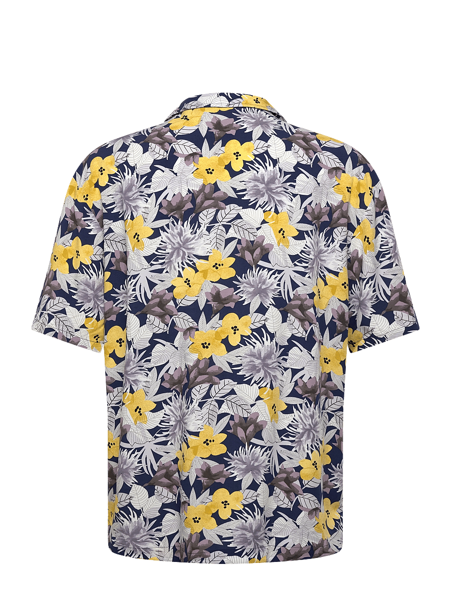 HUGO - BEACH SHIRT RELAXED - kurzarmhemden - open yellow - 2