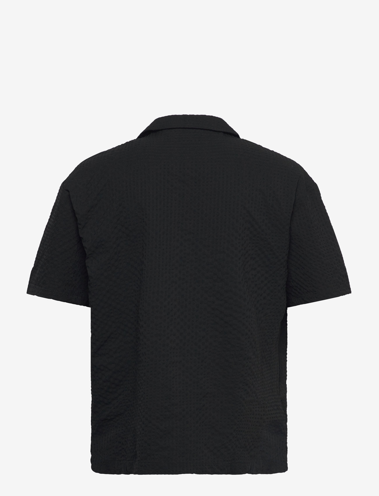 HUGO - CHAFFLE SHIRT - tavalised t-särgid - black - 1