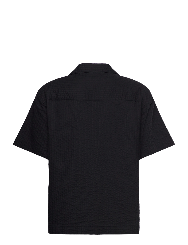 HUGO - Espino - short-sleeved shirts - black - 1
