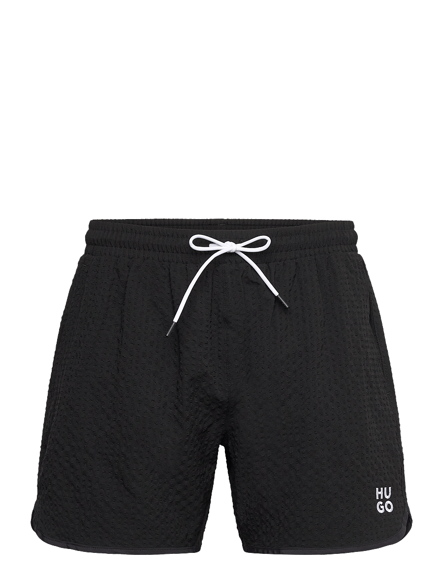 HUGO - CHAFFLE SWIMTRUNK - badshorts - black - 0