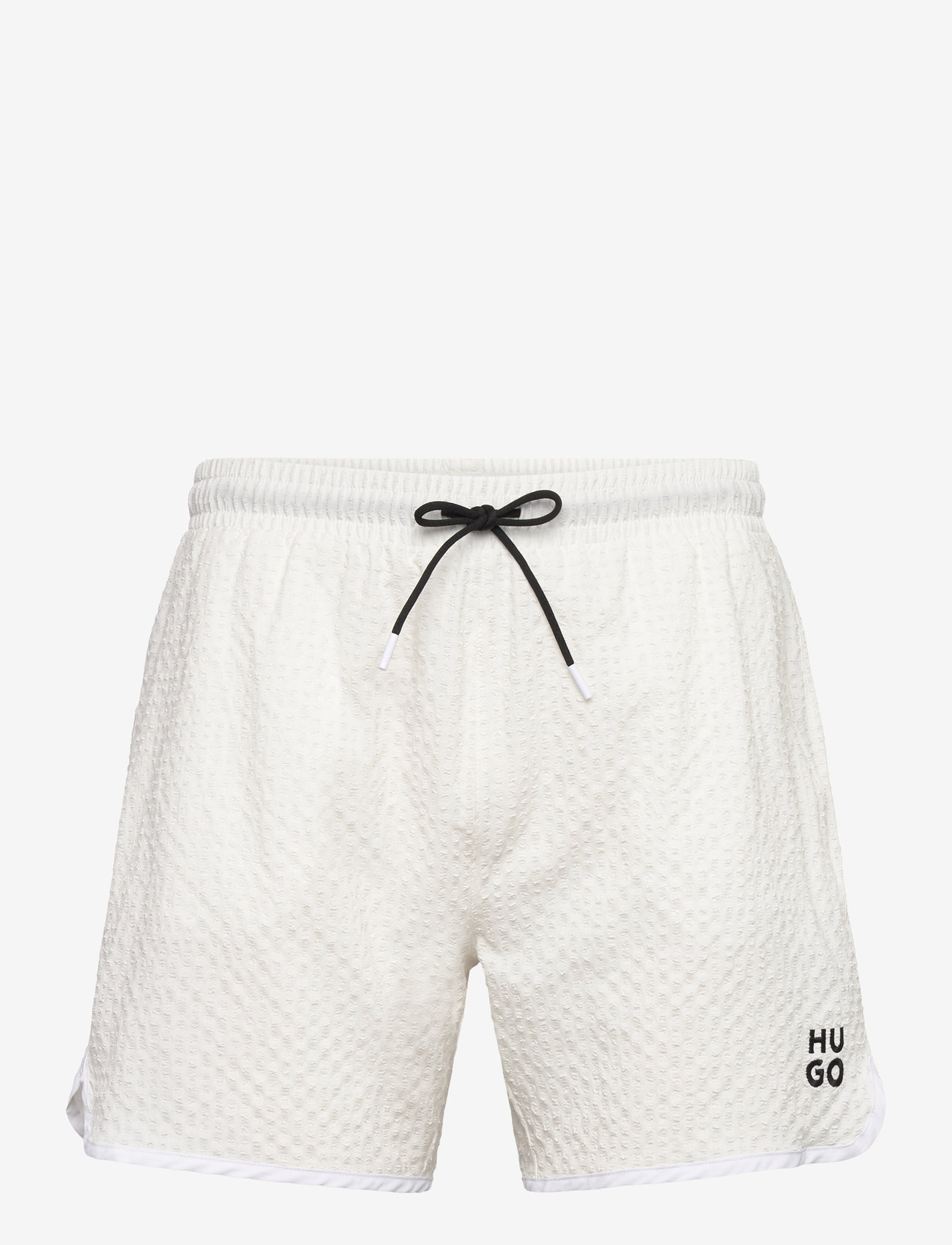 HUGO - CHAFFLE SWIMTRUNK - lühikesed ujumispüksid - white - 0
