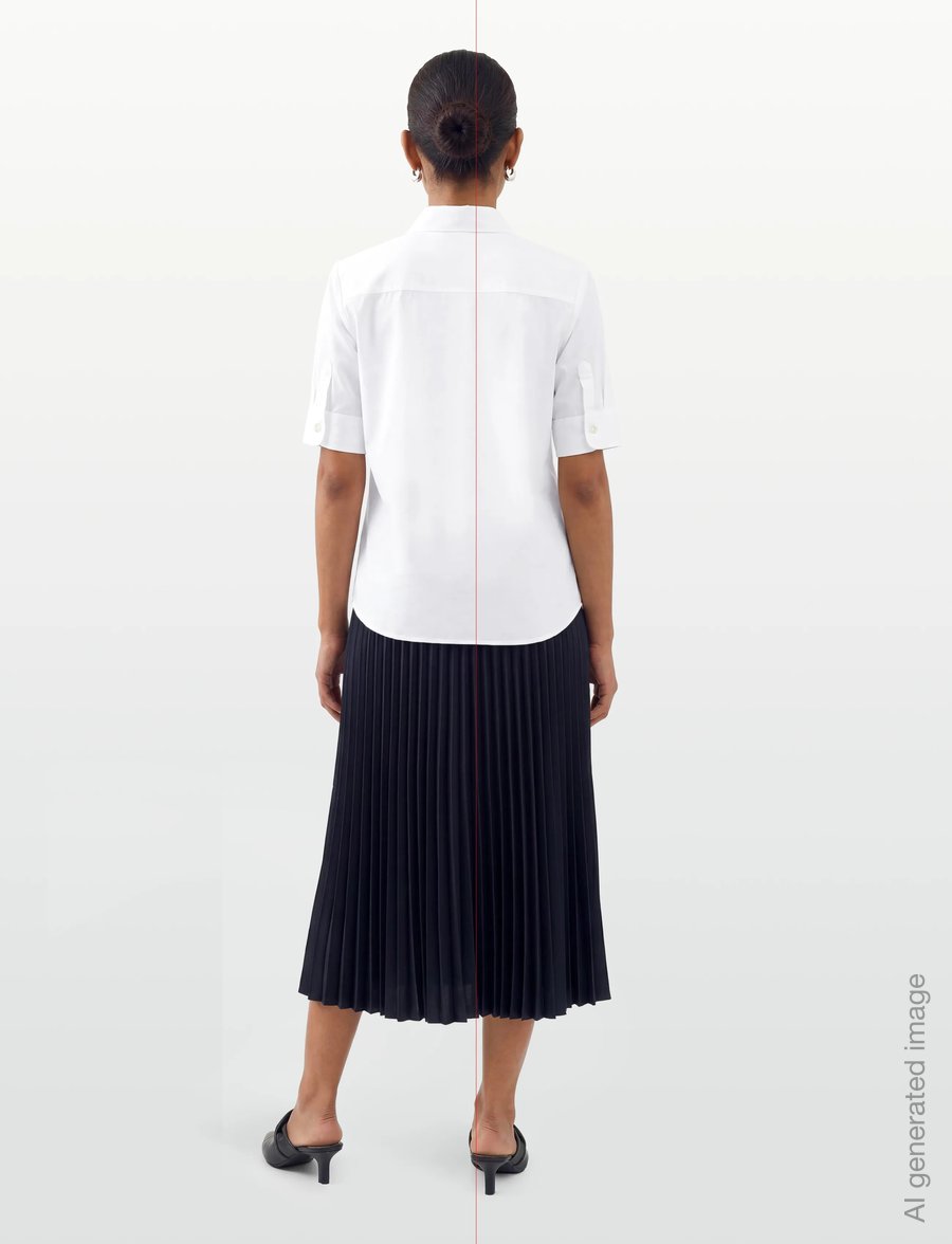 HUGO - The Summer Shirt - kortärmade skjortor - white - 4