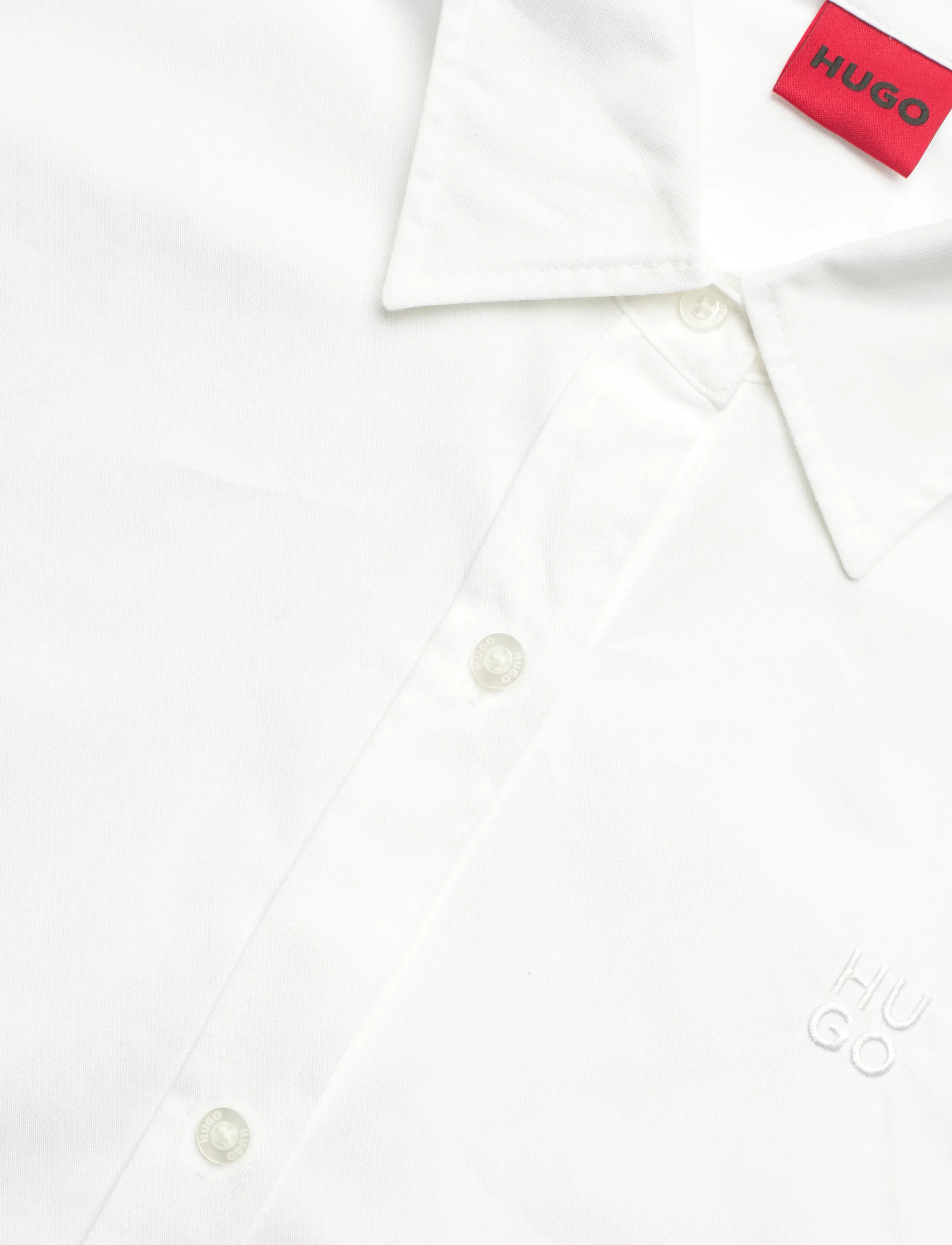 HUGO - The Summer Shirt - white - 5