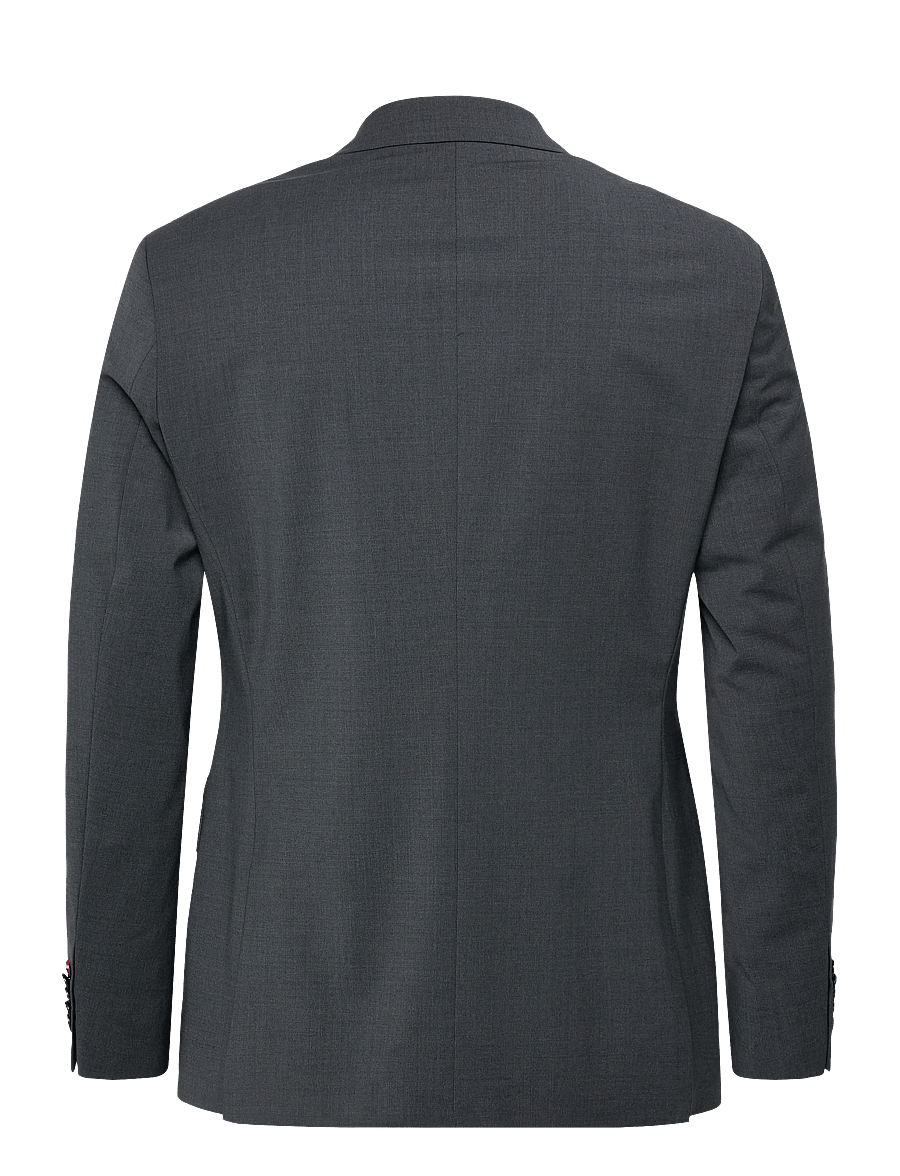 HUGO - Karl253X-MH - Ühe rinnatisega pintsakud - dark grey - 1