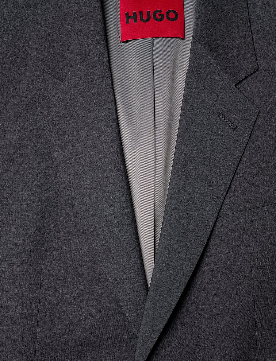 HUGO - Karl253X-MH - Ühe rinnatisega pintsakud - dark grey - 2