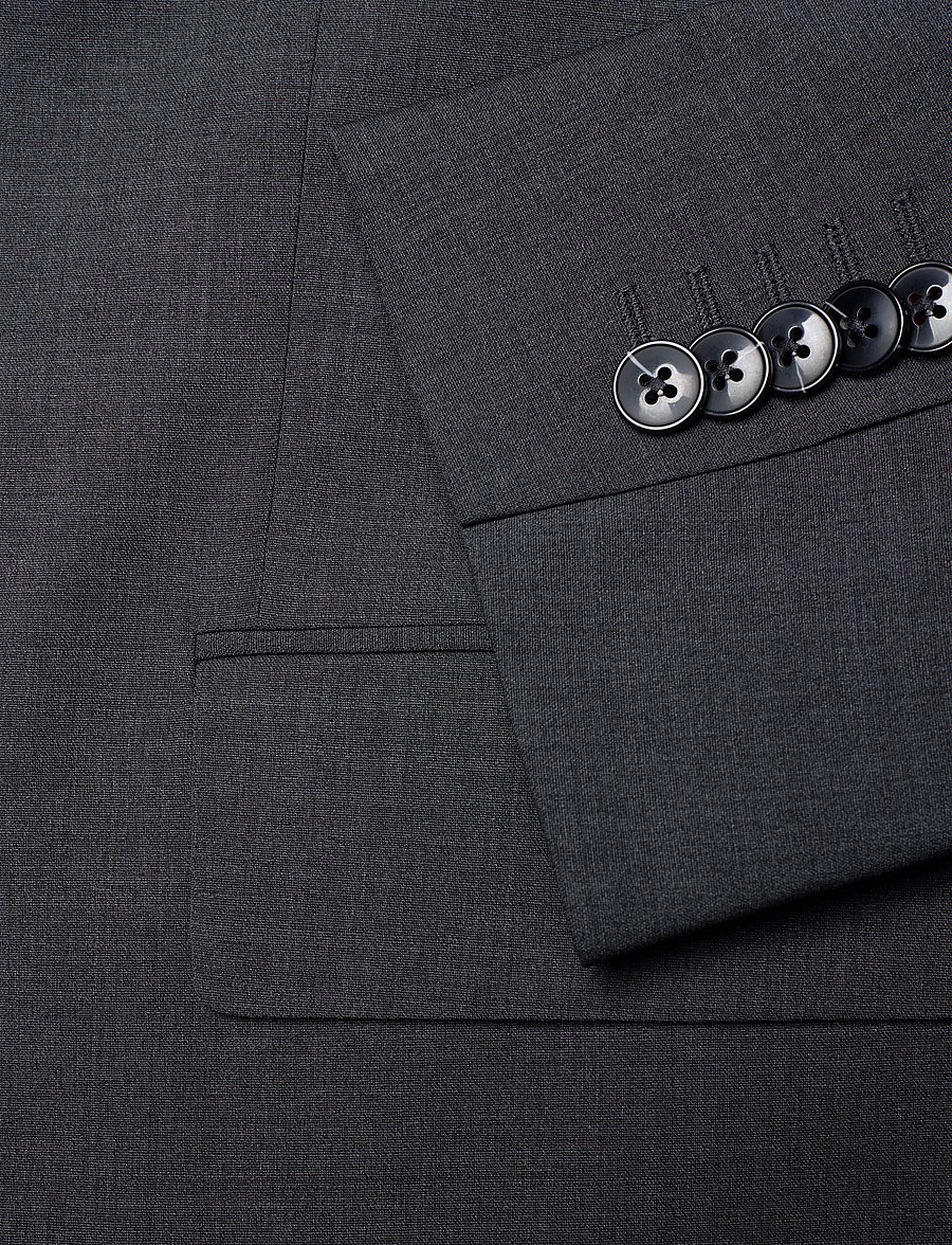 HUGO - Karl253X-MH - Ühe rinnatisega pintsakud - dark grey - 3