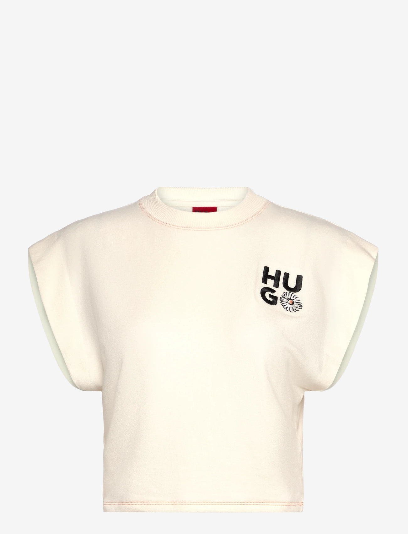 HUGO - DAIZY_TOP - crop tops - natural - 0
