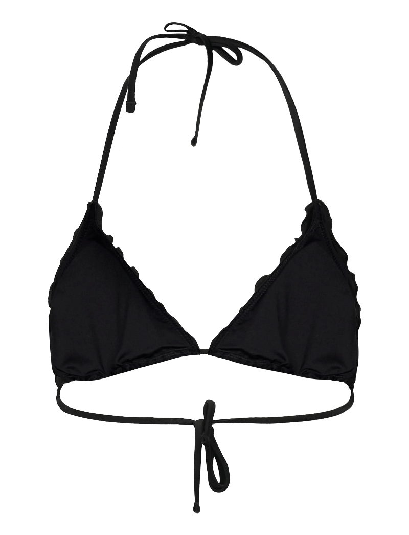 HUGO - RUFFLE TRIANGLE - dreieck-bikini-oberteile - black - 1