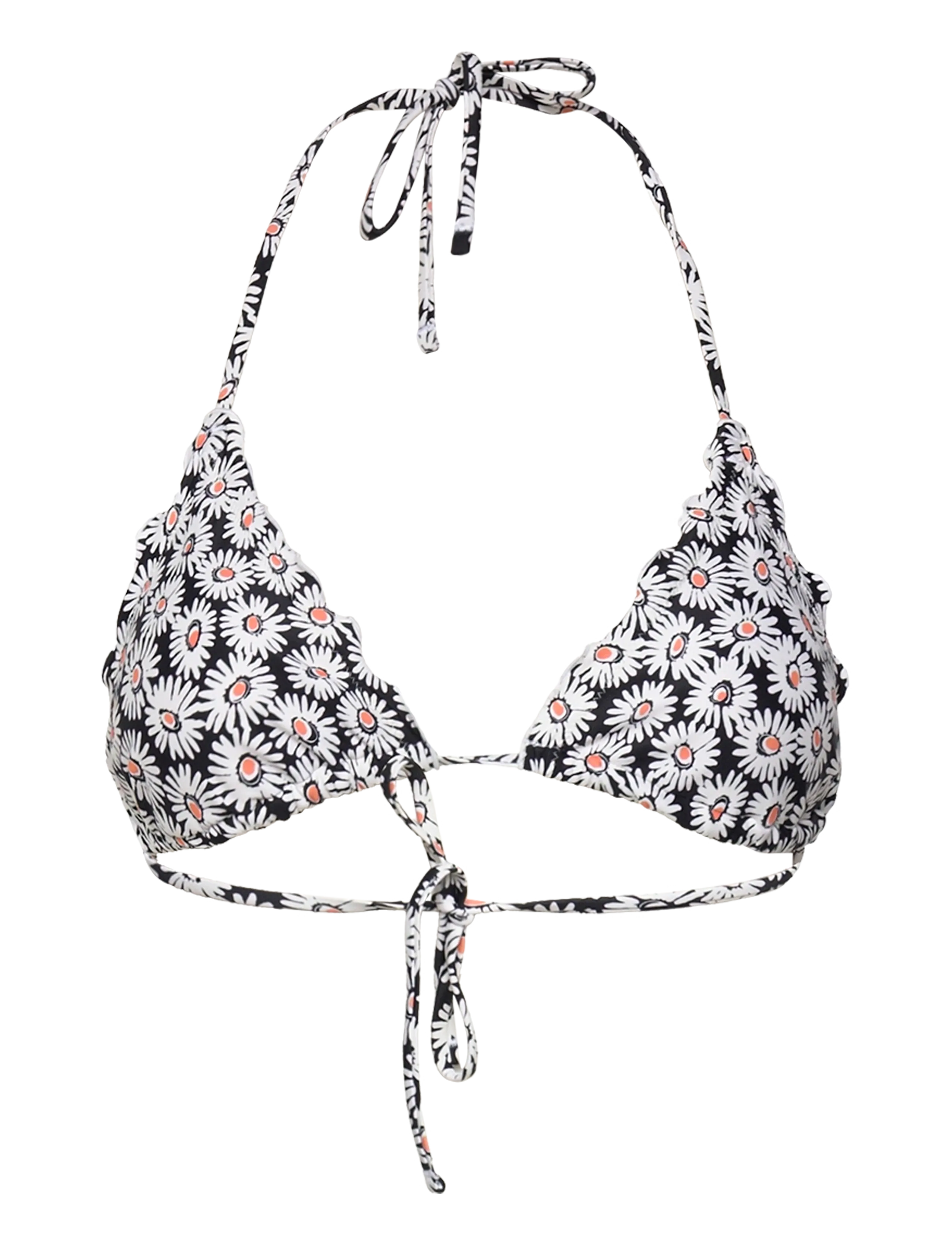 HUGO RUFFLE TRIANGLE - Badkläder - OPEN MISCELLANEOUS / white