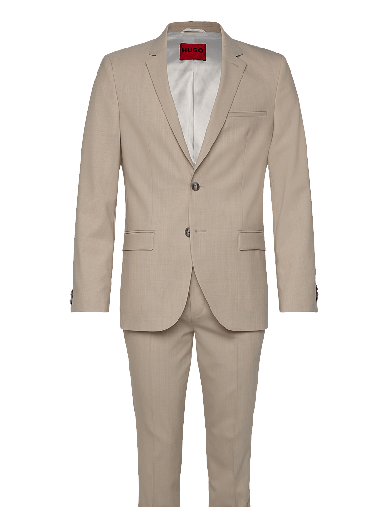 HUGO - Arti/Hesten232X - jakkesæt - light beige - 0