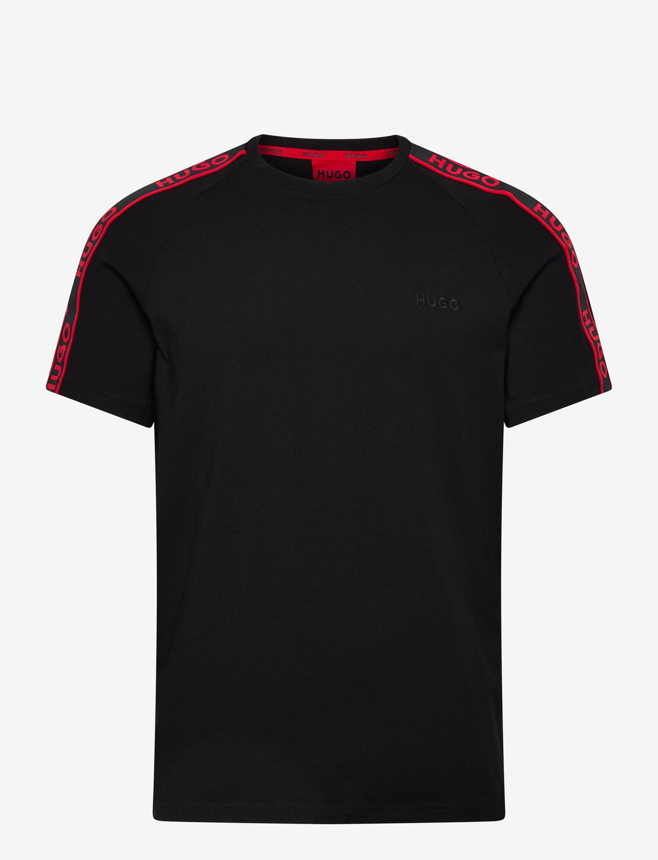 HUGO - LIAM T-shirt - kortærmede t-shirts - black - 0
