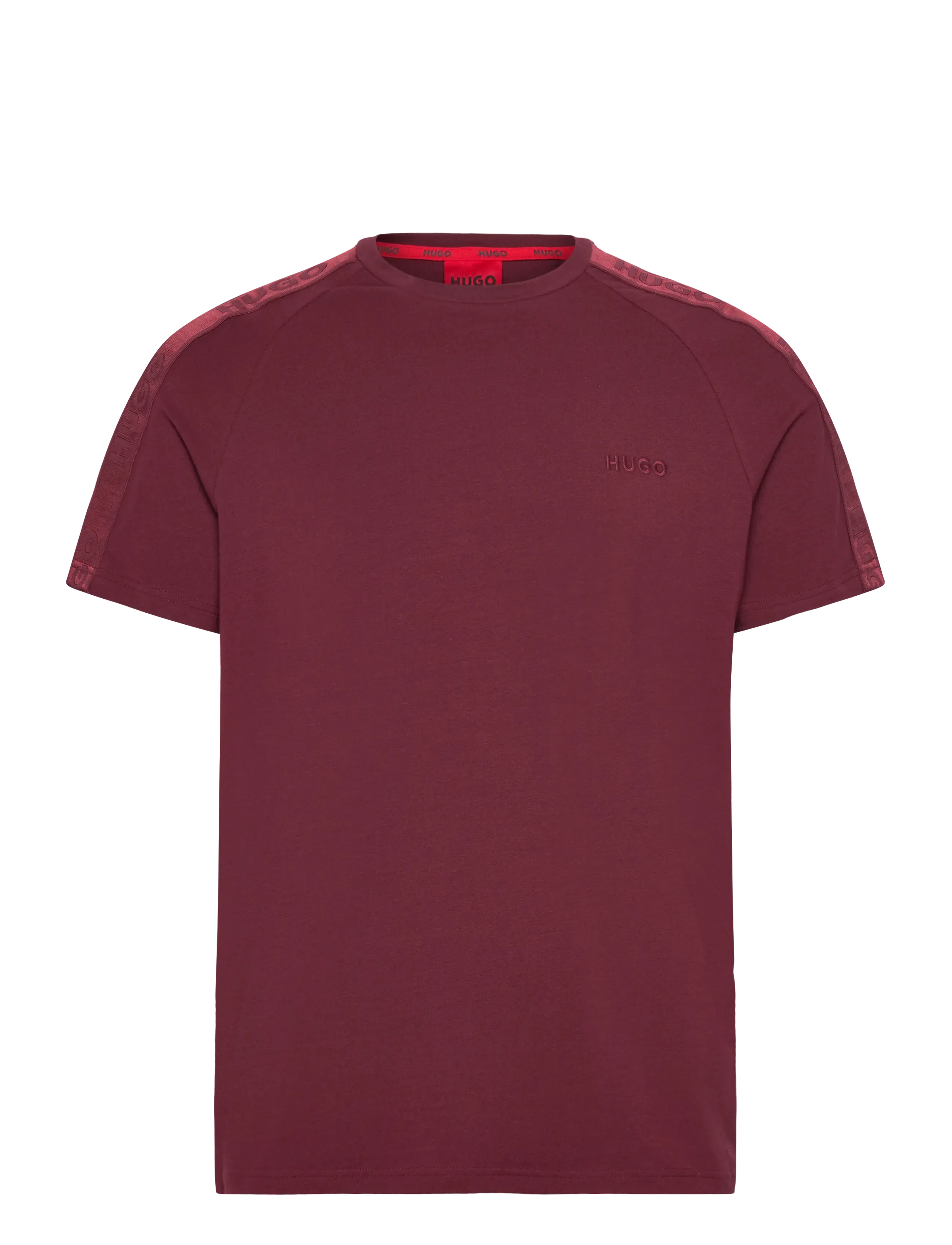 HUGO Liam T-Shirt Burgundy - L - Herren