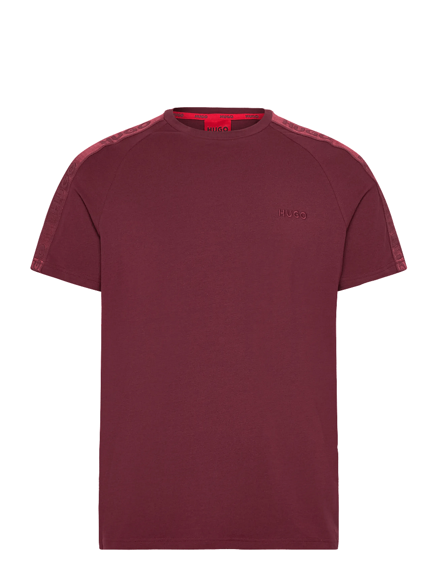 HUGO - LIAM T-shirt - short-sleeved t-shirts - dark red - 0