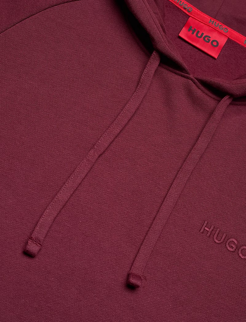 HUGO - LIAM Hoodie - hættetrøjer - dark red - 2