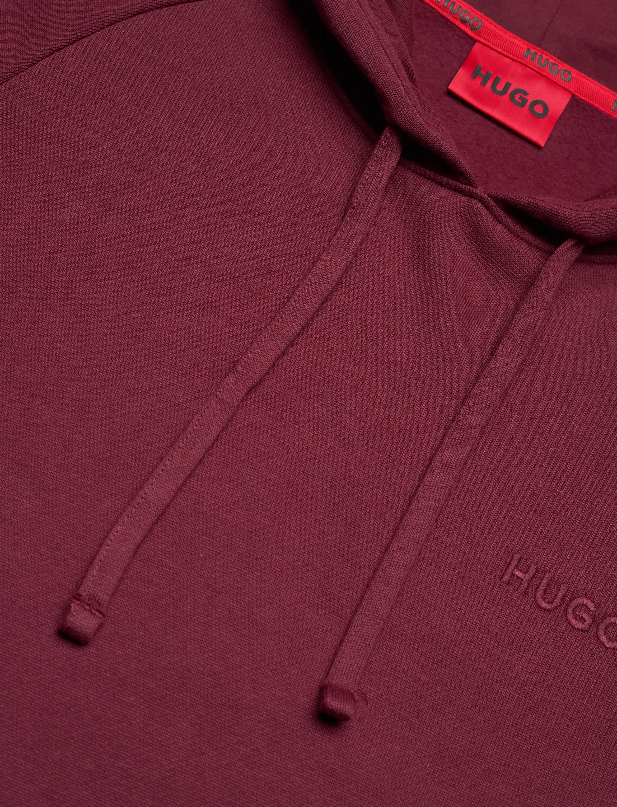 HUGO - LIAM Hoodie - sweatshirts - dark red - 2