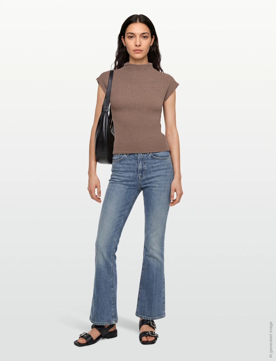 HUGO - Geflare_2 - flared jeans - turquoise/aqua - 0