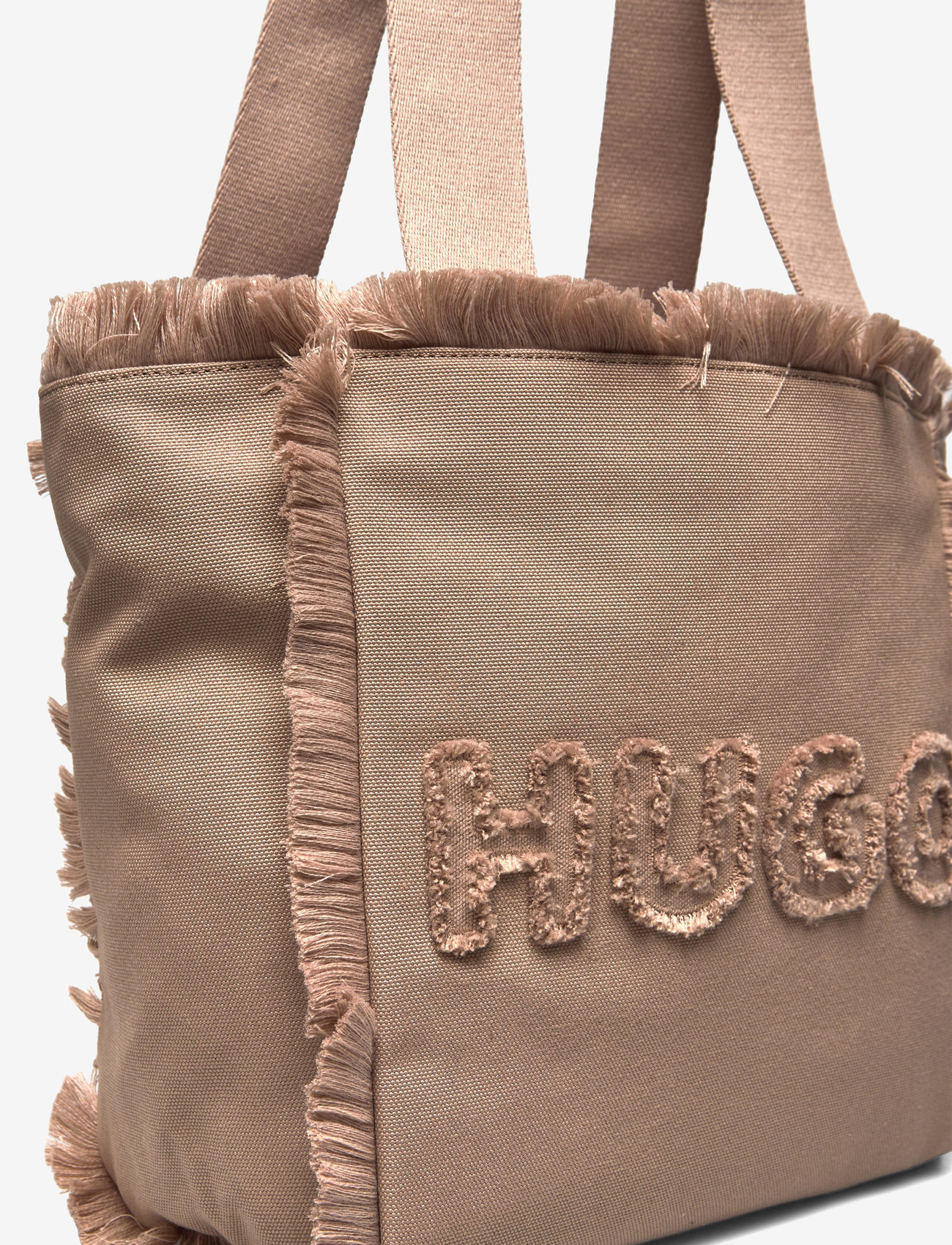 HUGO - Becky Tote Sm. CA - tote bags - dark beige - 3