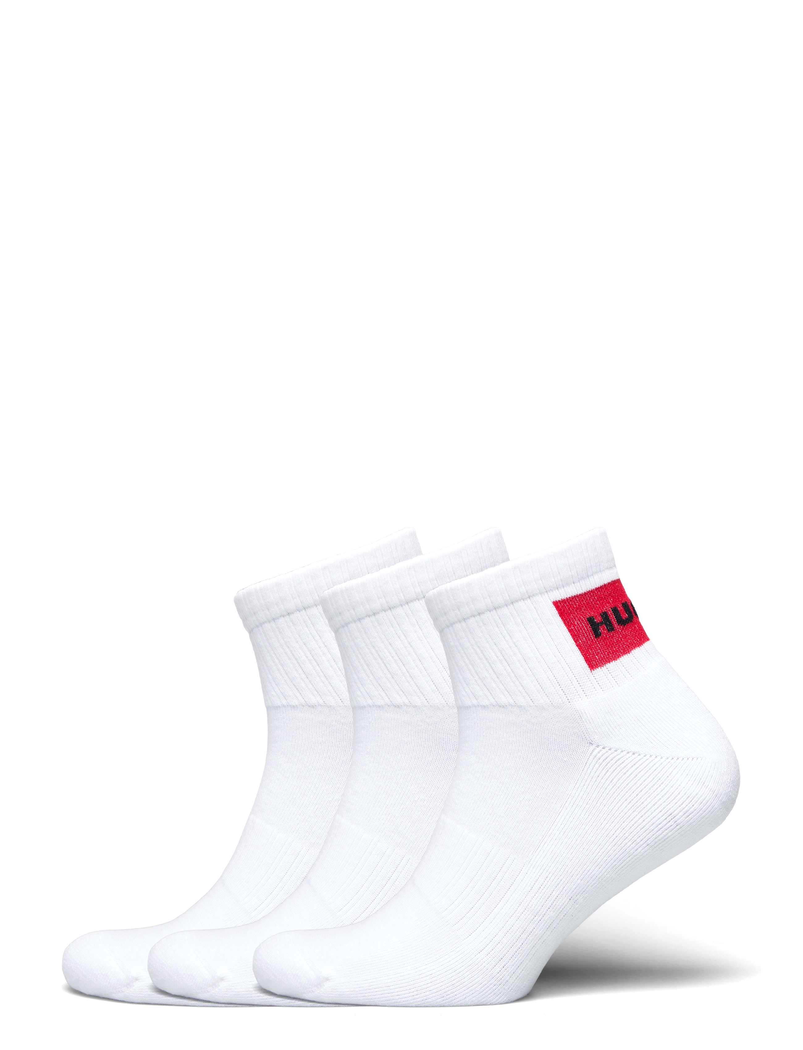 HUGO 3P Sh Rib Label Cc Weiß - 43-46 - Herren