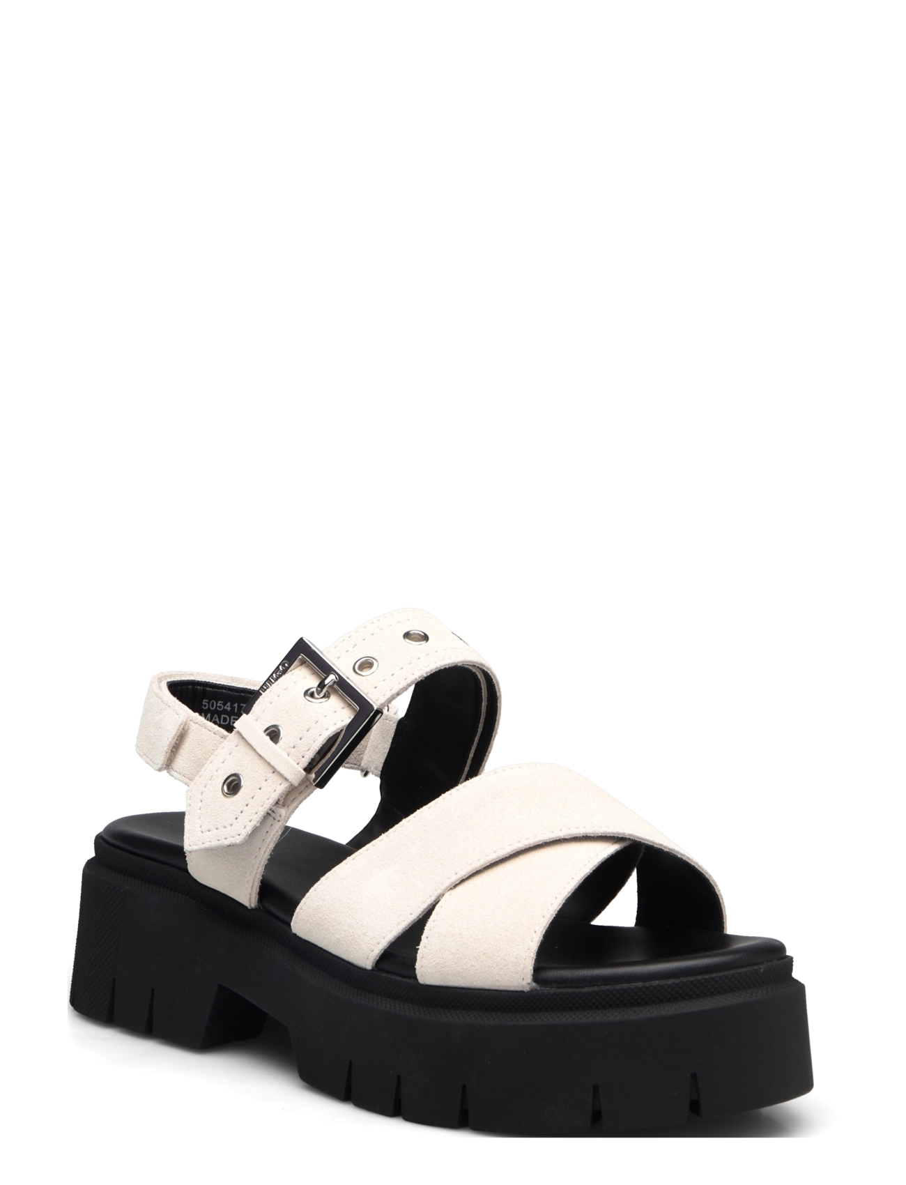 HUGO Kris_Sandal_Bksd, 39, White, Sandaler > Flade Sandals, Dame