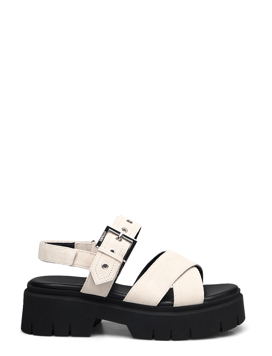 HUGO - Kris_Sandal_BKSD - flache sandalen - natural - 1