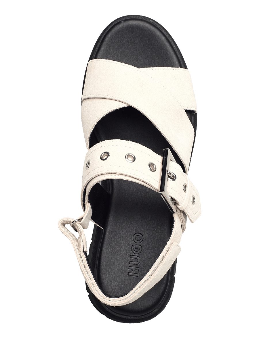 HUGO - Kris_Sandal_BKSD - flache sandalen - natural - 3