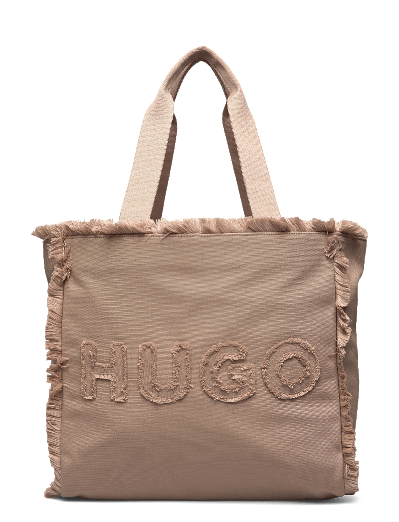 HUGO - Becky Tote CA - tote bags - dark beige - 0
