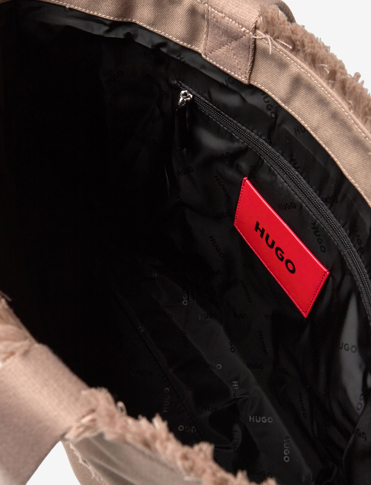 HUGO - Becky Tote CA - tote bags - dark beige - 4