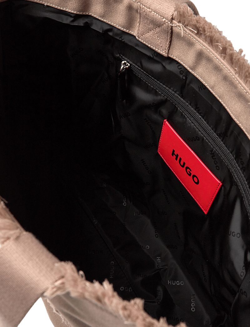 HUGO - Becky Tote CA - tote bags - dark beige - 4