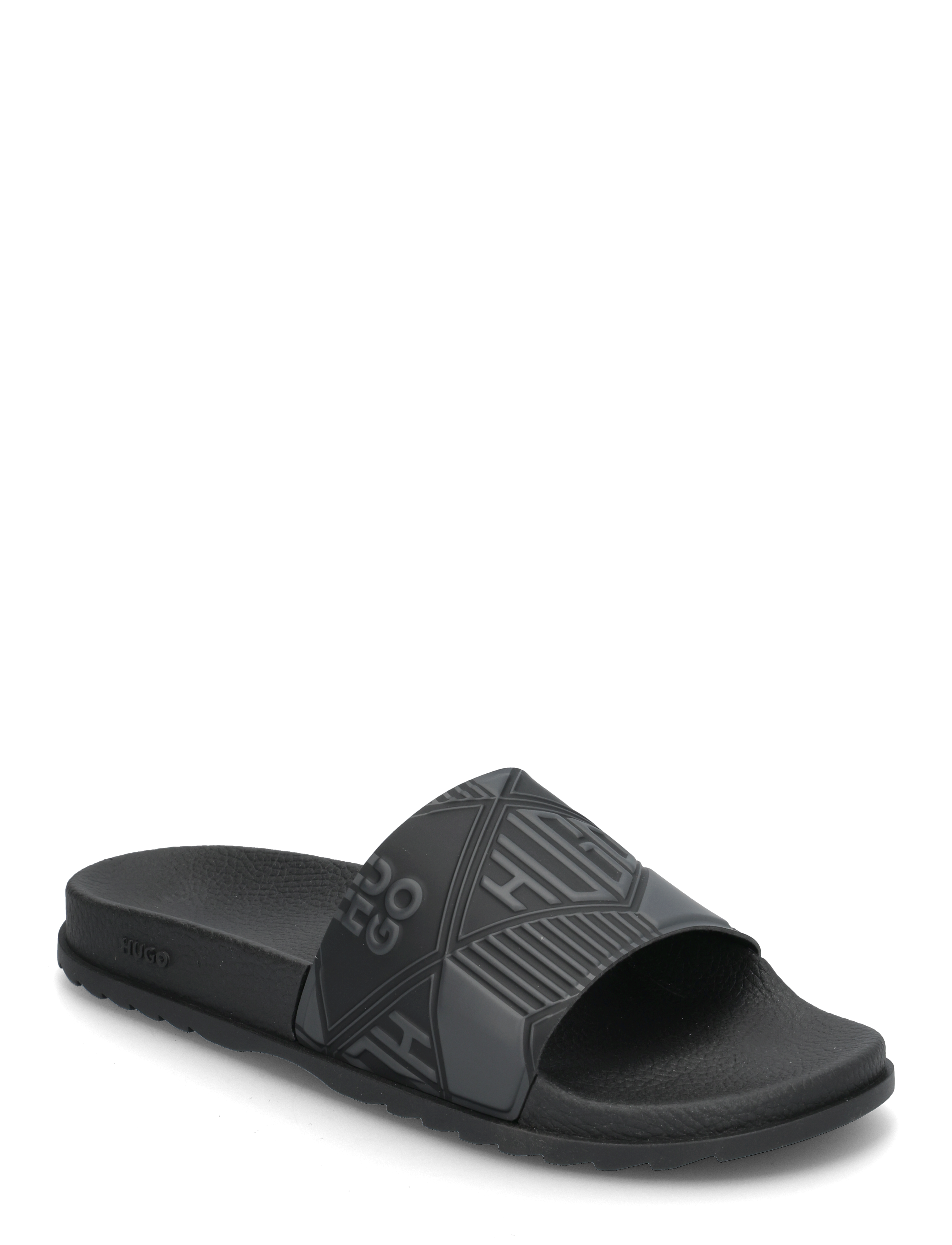 HUGO Match_it_Slid_emlg - Badeschuhe - BLACK / black