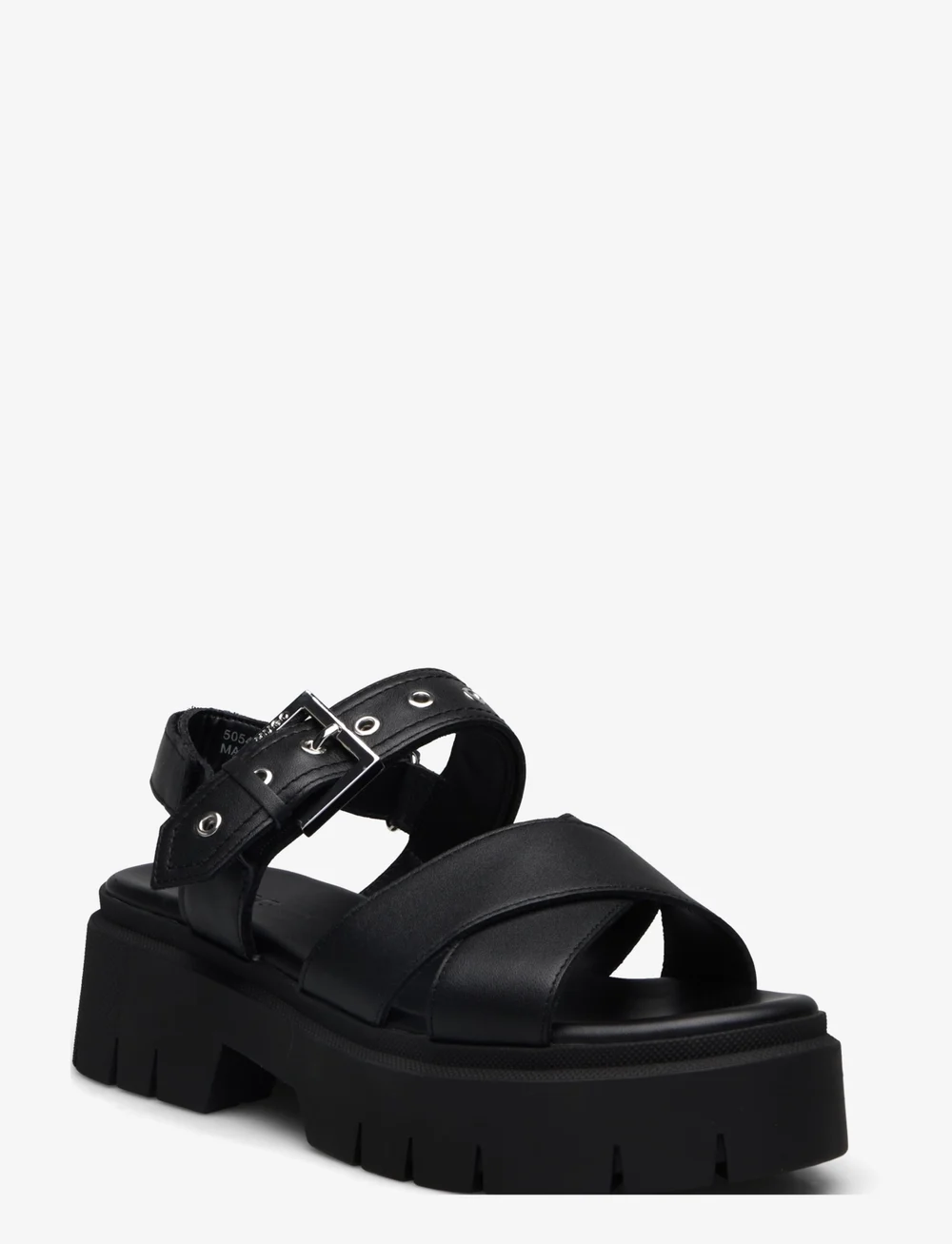 HUGO - Kris_Sandal_BKNA - flache sandalen - black - 0