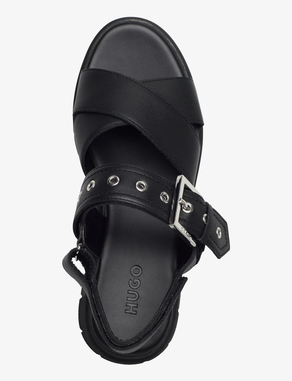 HUGO - Kris_Sandal_BKNA - flache sandalen - black - 3