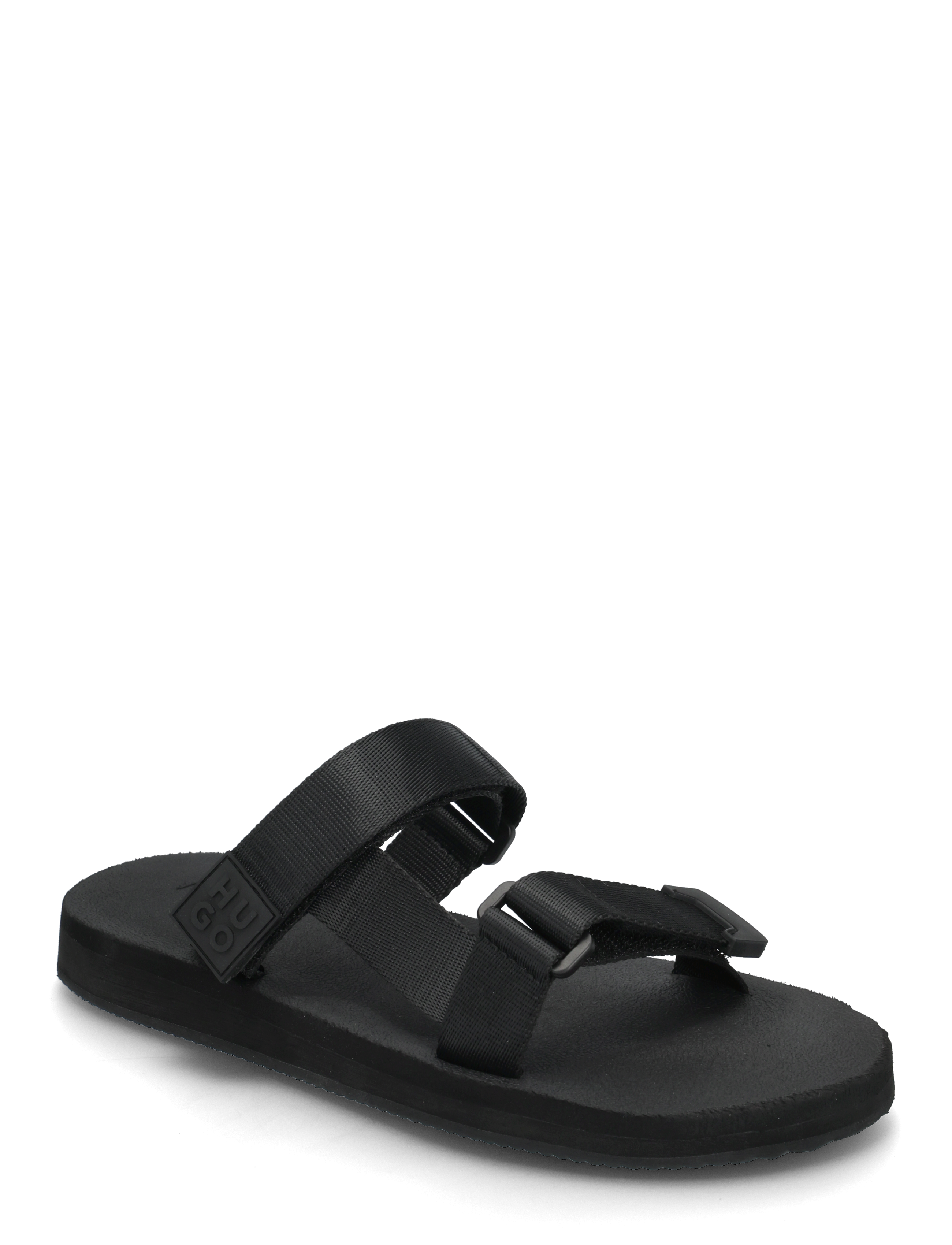 HUGO Zaralyn_Sandal_Wb, 39, Black, Sandaler > Flade Sandals, Dame