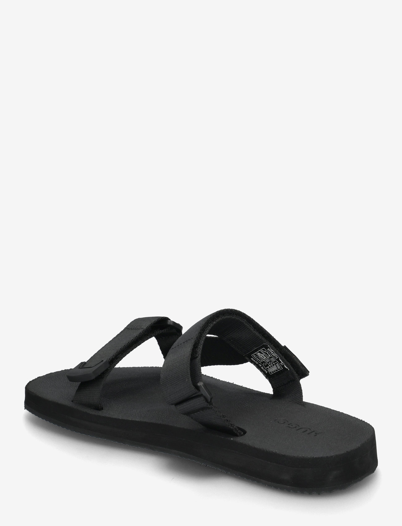 HUGO - Zaralyn_Sandal_WB - flat sandals - black - 2