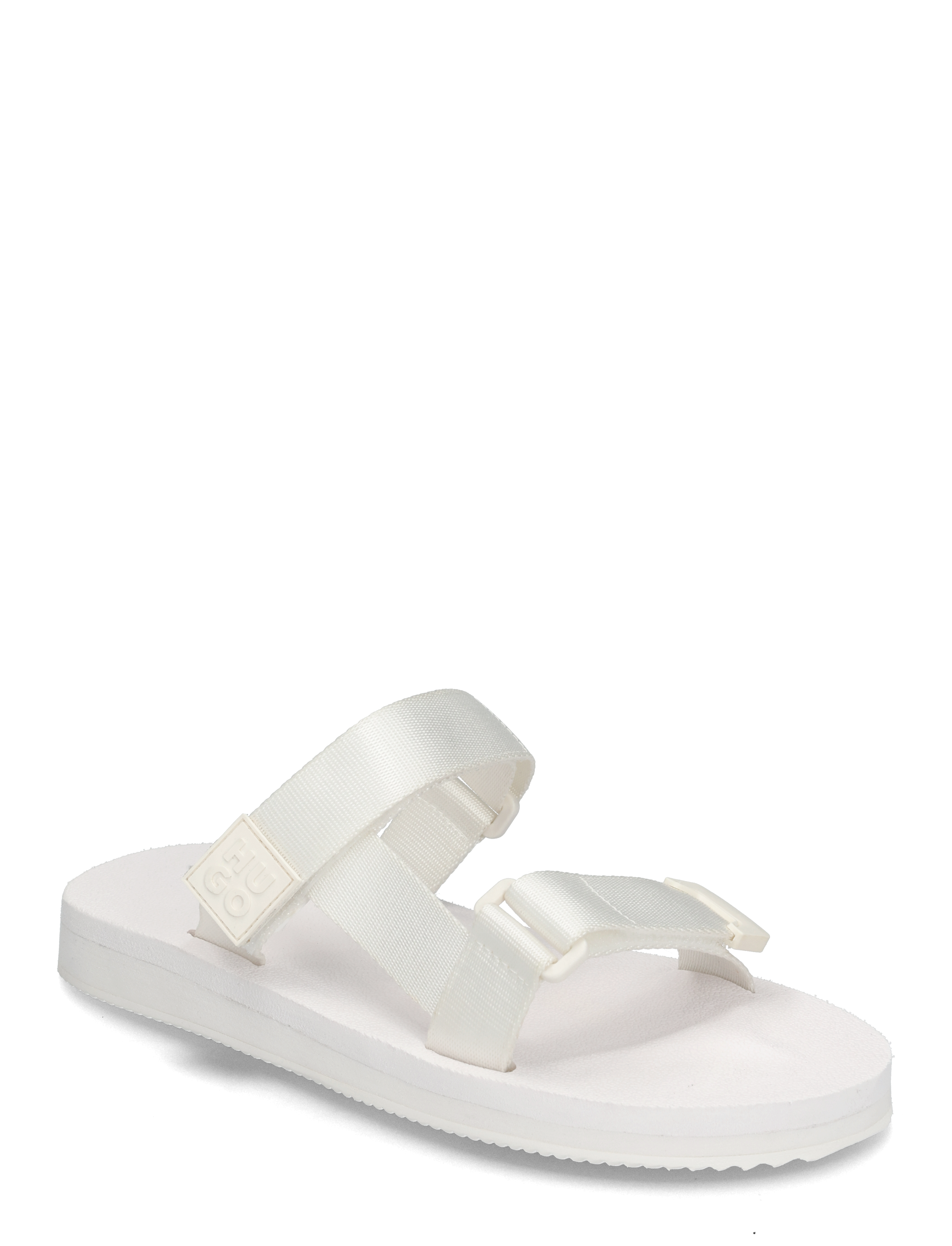 HUGO Zaralyn_Sandal_Wb, 39, Sandals, Weiß - Flat Frauen
