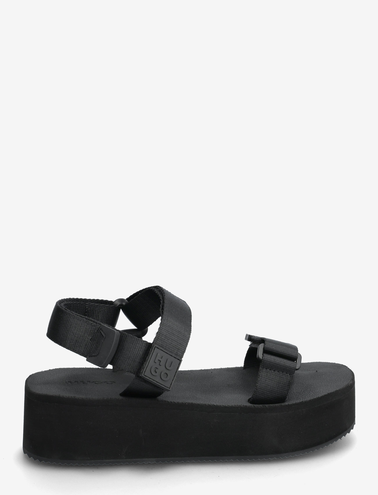 HUGO - Zaralyn_SandalPlt_WB - platvorm sandaalid - black - 1