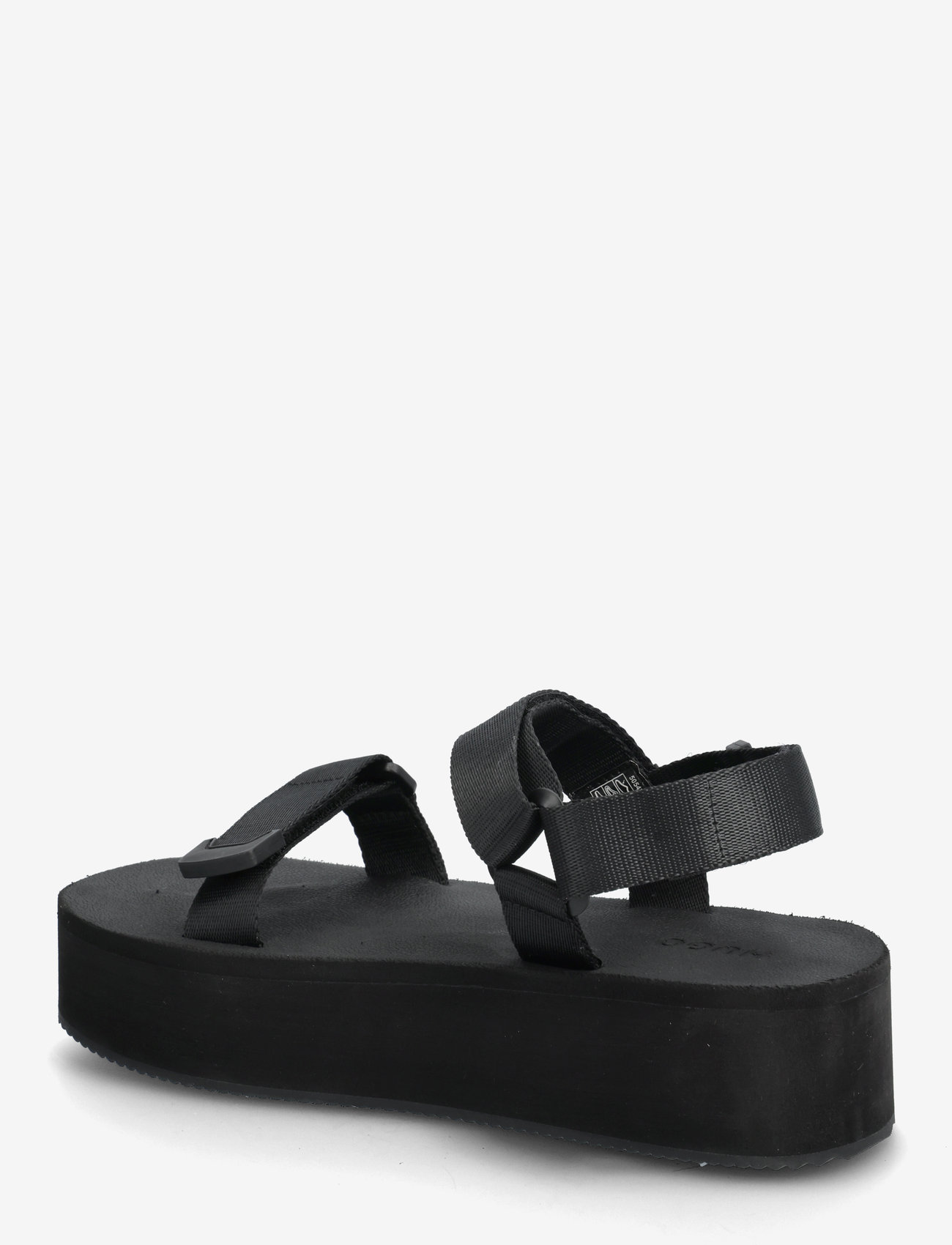 HUGO - Zaralyn_SandalPlt_WB - platvorm sandaalid - black - 2