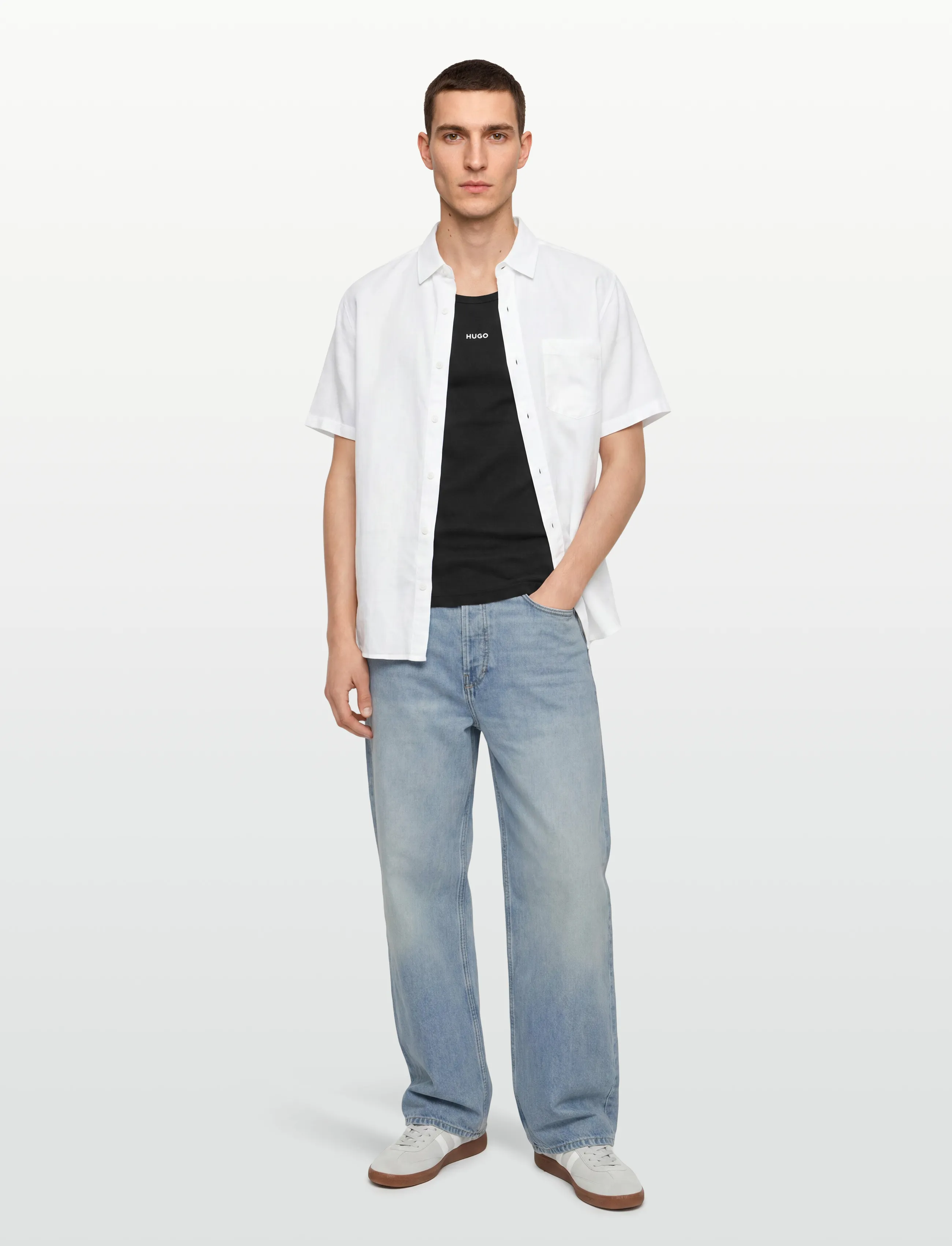 HUGO Dapota, Mænd, Tanktop, Sort, Str: XL