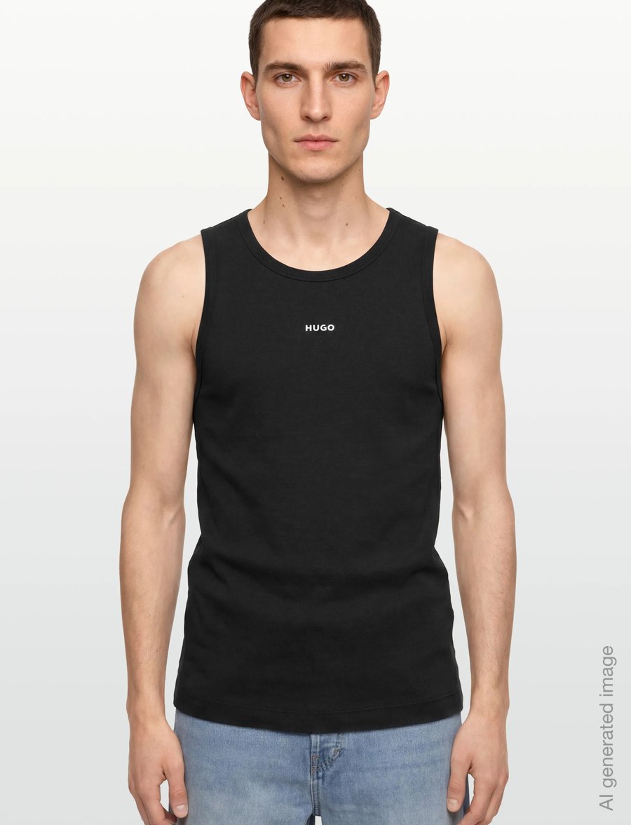 HUGO - Dapota - linnen - black - 3