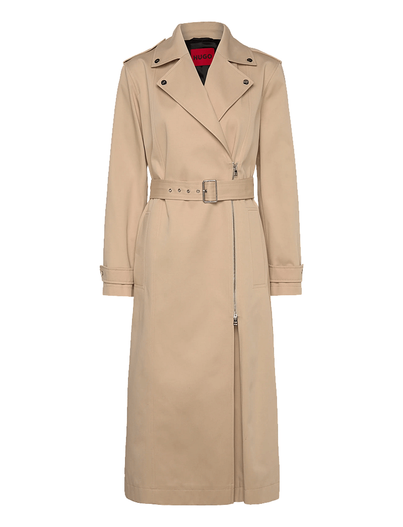 HUGO - Malisse - trenchcoats - light beige - 0